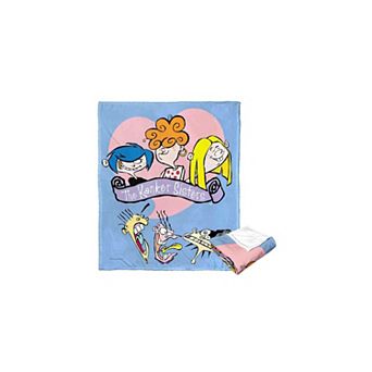 Cartoon Network Ed Edd N Eddy Uh Oh Kranker Sisters Silk Touch Throw Blanket 50x60 Inches