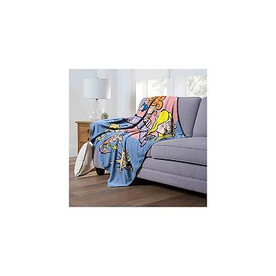 Cartoon Network Ed Edd N Eddy Uh Oh Kranker Sisters Silk Touch Throw Blanket 50x60 Inches