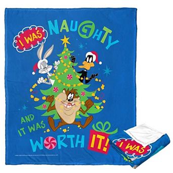 Warner Bros. Looney Tunes Naughty And Worth It Silk Touch Throw Blanket 50x60 Inches