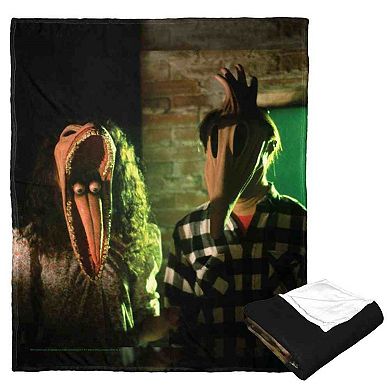 Warner Bros. Beetlejuice Deformed Silk Touch Throw Blanket 50x60 Inches