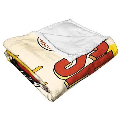 Warner Bros. DC Comics Shazam Comic Cover Silk Touch Throw Blanket 50x60 Inches
