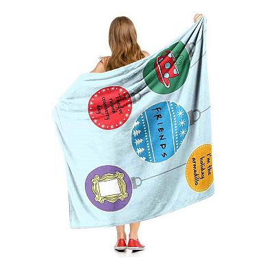 Warner Bros. Friends Quippy Ornaments Silk Touch Throw Blanket 50x60 Inches