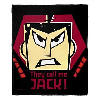 Cartoon Network Samurai Jack They Call Me Jack Silk Touch Throw Blanket 50x60 Inches