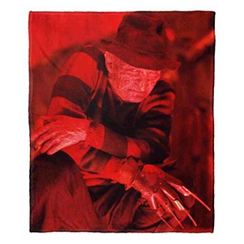 Warner Bros. Nightmare on Elm Street Hellish Glow Silk Touch Throw Blanket 50x60 Inches