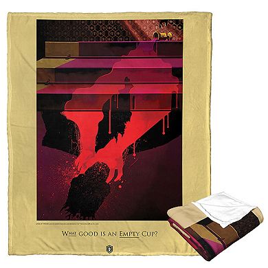 Warner Bros. Game Of Thrones Empty Cup Silk Touch Throw Blanket 50x60 Inches