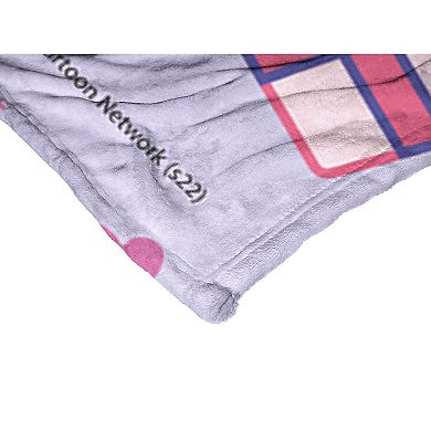 Cartoon Network We Bare Bears Love Letters Silk Touch Throw Blanket 50x60 Inches