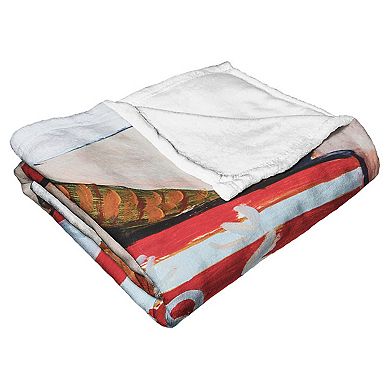 Warner Bros. WB 100 Painted Gremlin Silk Touch Throw Blanket 50x60 Inches