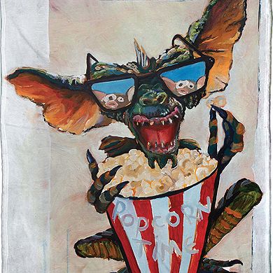Warner Bros. WB 100 Painted Gremlin Silk Touch Throw Blanket 50x60 Inches