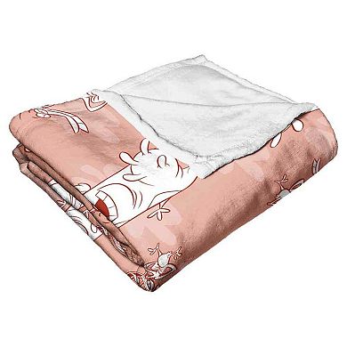 Cartoon Network's Cow And Chicken Cow And Chicken Repeat Silk Touch Throw Blanket