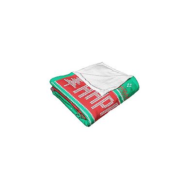 Nickelodeon Nick Rewind Ren And Stimpy Happy Happy Holidays Silk Touch Throw Blanket 50x60 Inches
