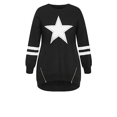 Avenue Women's Plus Size You're A Star Top