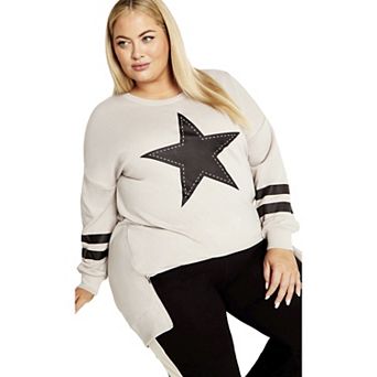 Avenue Women's Plus Size You're A Star Top