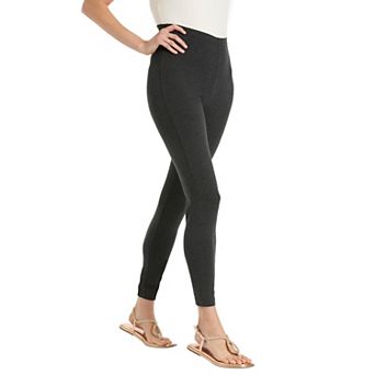 Woman Within Plus Size Tall Stretch-Cotton Knit Pull-On Leggings