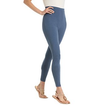Woman Within Plus Size Tall Stretch-Cotton Knit Pull-On Leggings