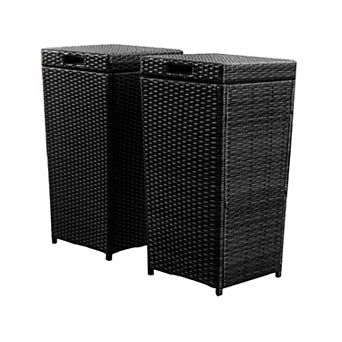 Nestl Outdoor Trash Can with Lid