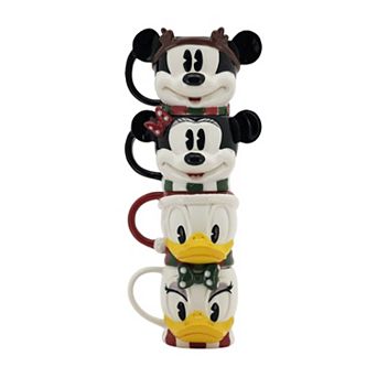St. Nicholas Square® Disney Mickey & Friends 4 pc Stacking Mug Set