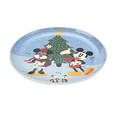 Disney's Mickey Mouse & Minnie Mouse Holiday Salad Plate by St. Nicholas Square®