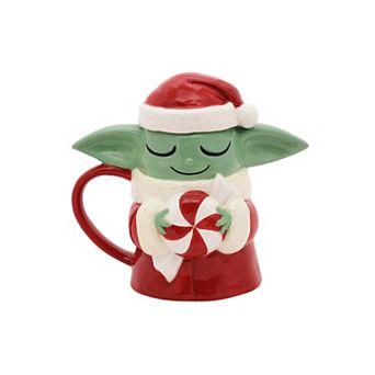 St. Nicholas Square® Star Wars Grogu Santa Lidded Mug