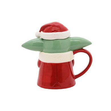 St. Nicholas Square® Star Wars Grogu Santa Lidded Mug
