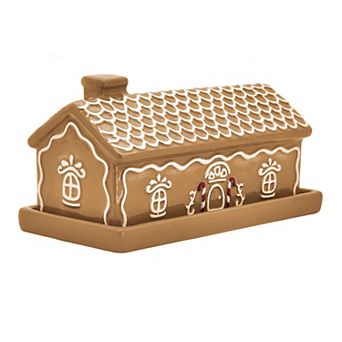 St. Nicholas Square® Gingerbread House Butter Dish