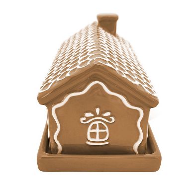 St. Nicholas Square® Gingerbread House Butter Dish