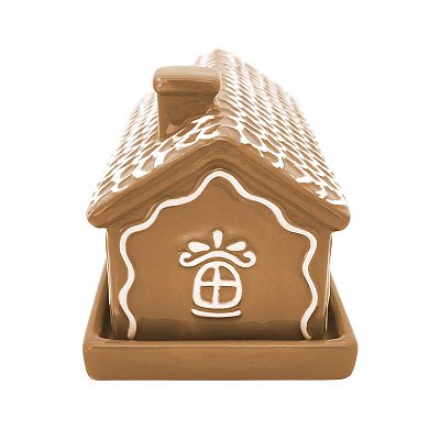 St. Nicholas Square® Gingerbread House Butter Dish