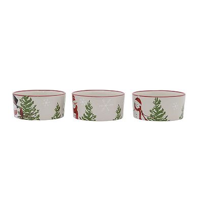 St. Nicholas Square® Set of 3 Snowmen Ramekins
