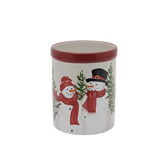 St. Nicholas Square® Snowman Utensil Crock
