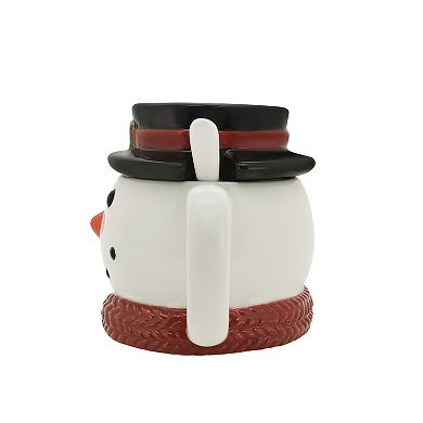 St. Nicholas Square® Snowman Lidded Mug & Spoon Set