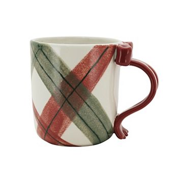 St. Nicholas Square® Holiday Plaid & Bow Ceramic Mug