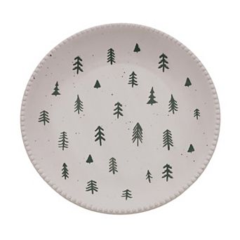 St. Nicholas Square® Modern Evergreen Tree Salad Plate
