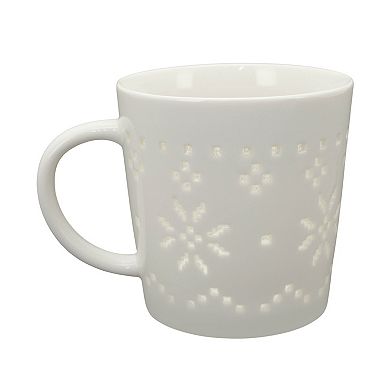 St. Nicholas Square® Fair Isle Cutout Ceramic Mug
