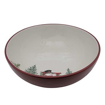 St. Nicholas Square® Snowman Design Serving Bowl