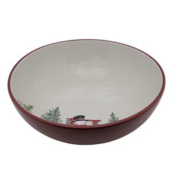 St. Nicholas Square® Snowman Design Serving Bowl