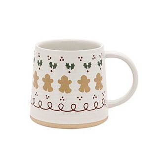 St. Nicholas Square® Gingerbread & Holly Ceramic Mug