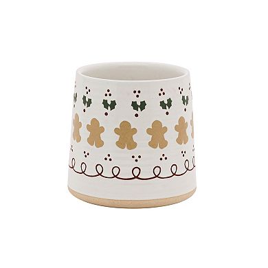 St. Nicholas Square® Gingerbread & Holly Ceramic Mug