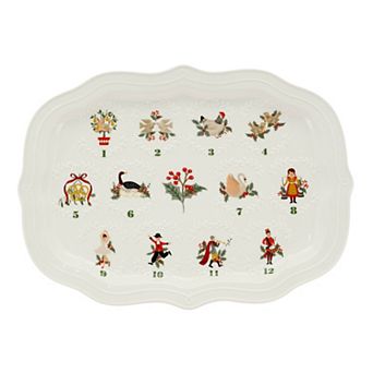 St. Nicholas Square® 12 Days of Christmas Decorative Serving Platter