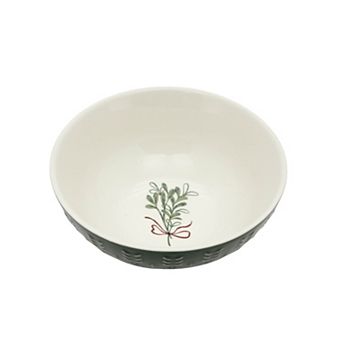 St. Nicholas Square® Holly Embossed Cereal Bowl