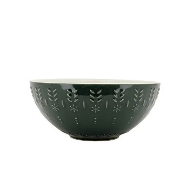 St. Nicholas Square® Holly Embossed Cereal Bowl