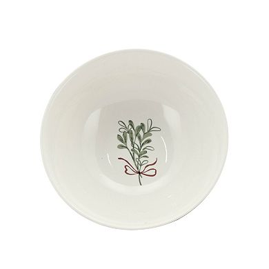 St. Nicholas Square® Holly Embossed Cereal Bowl