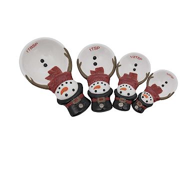 St. Nicholas Square® 4-Piece Snowman Measuring Spoon Set