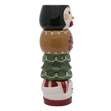 St. Nicholas Square® 4-Piece Holiday Icon Stacking Mug Set