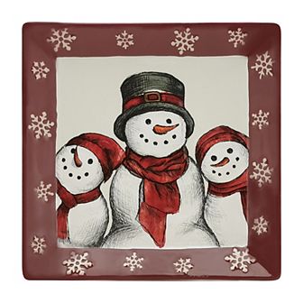 St. Nicholas Square Yuletide Square Dinner Plate