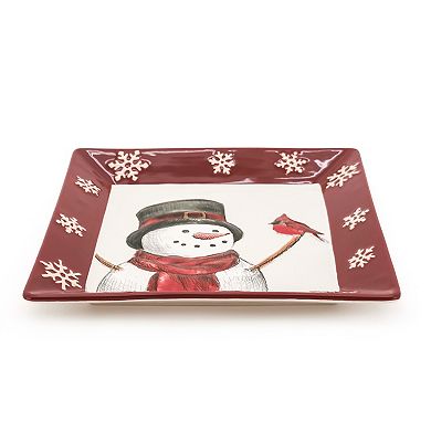 St. Nicholas Square Yuletide Square Salad Plate