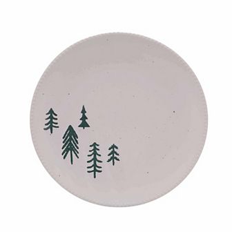 St. Nicholas Square® Modern Evergreen Trees Dinner Plate