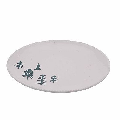 St. Nicholas Square® Modern Evergreen Trees Dinner Plate
