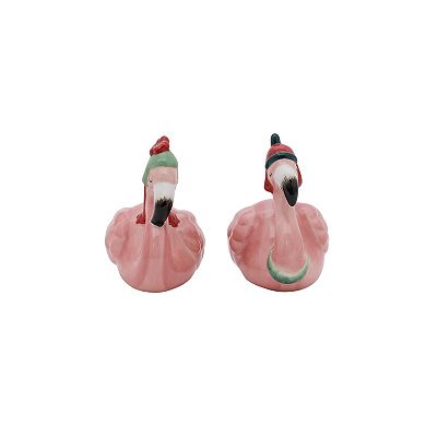 St. Nicholas Square® Holiday Flamingo Salt & Pepper Set