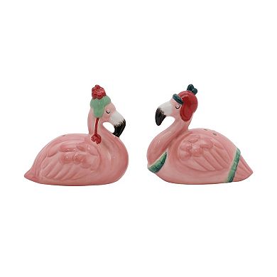 St. Nicholas Square® Holiday Flamingo Salt & Pepper Set