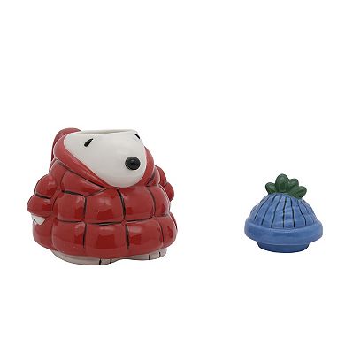 St. Nicholas Square Peanuts Snoopy Puffer Coat Lidded Mug