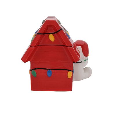 St. Nicholas Square Peanuts Holiday Cookie Jar